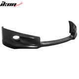 2008-2012 Honda Accord 2-Door HF-P Style Unpainted Black Front Bumper Lip PU 3PCS