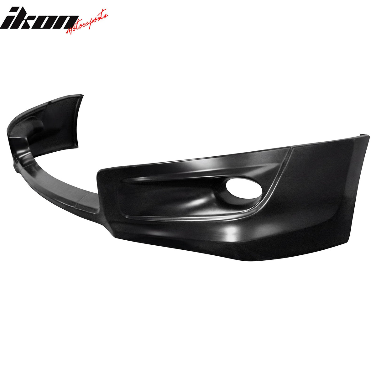 2008-2012 Honda Accord 2-Door HF-P Style Unpainted Black Front Bumper Lip PU 3PCS