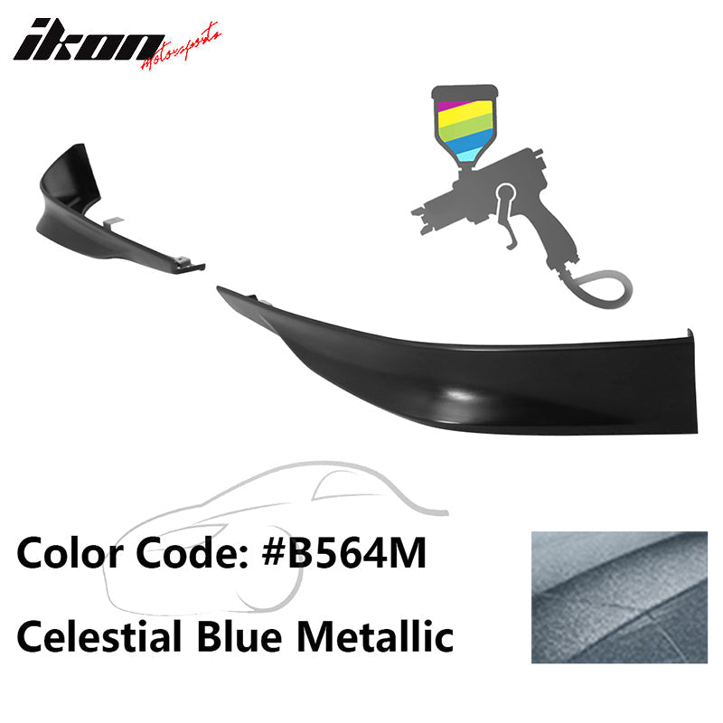 2013-2015 Honda Accord Sedan HFP Style Front Bumper Lip PP 2PC