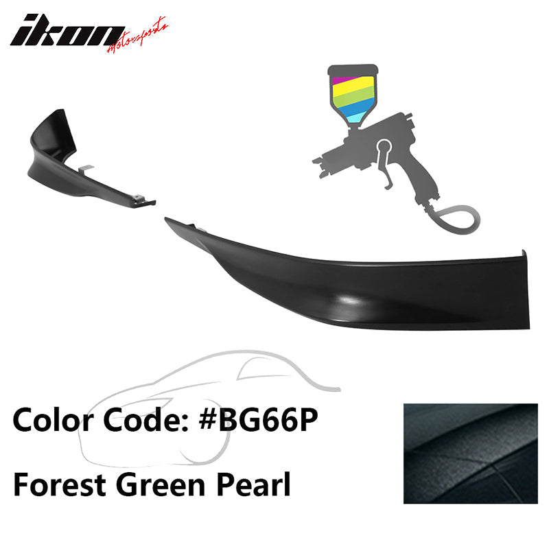 2013-2015 Honda Accord Sedan HFP Style Front Bumper Lip PP 2PC