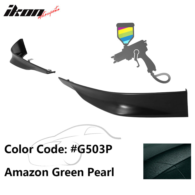 2013-2015 Honda Accord Sedan HFP Style Front Bumper Lip PP 2PC