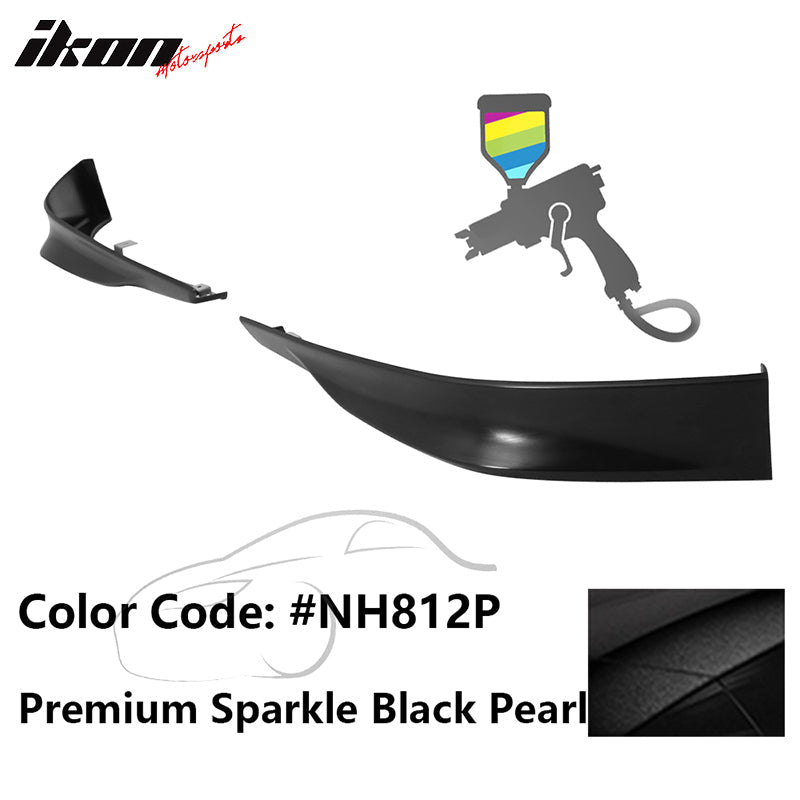 2013-2015 Honda Accord Sedan HFP Style Front Bumper Lip PP 2PC