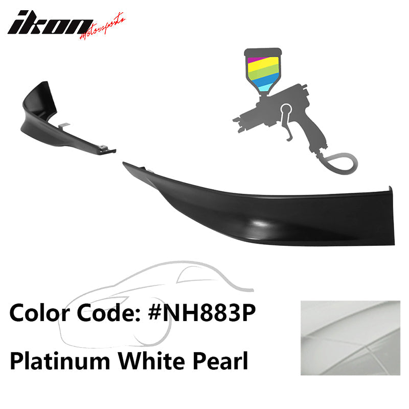 2013-2015 Honda Accord Sedan HFP Style Front Bumper Lip PP 2PC