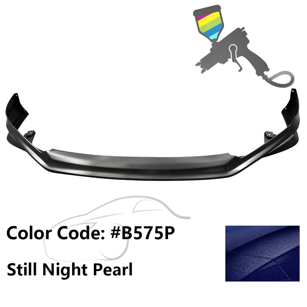 2013-2015 Honda Accord Sedan MD Style Front Bumper Lip PP 4DR