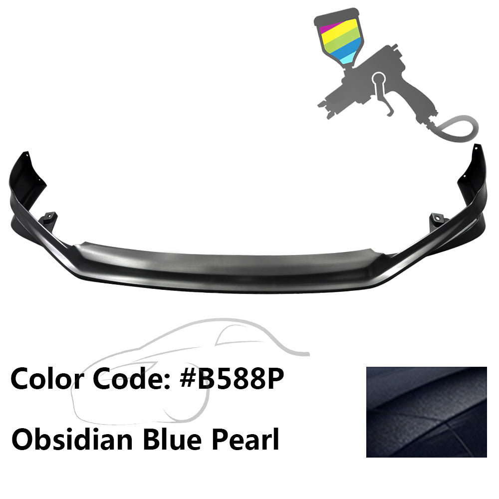 2013-2015 Honda Accord Sedan MD Style Front Bumper Lip PP 4DR