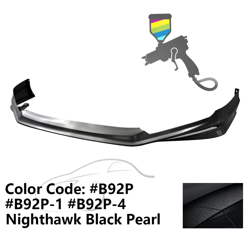 2013-2015 Honda Accord Sedan MD Style Front Bumper Lip PP 4DR