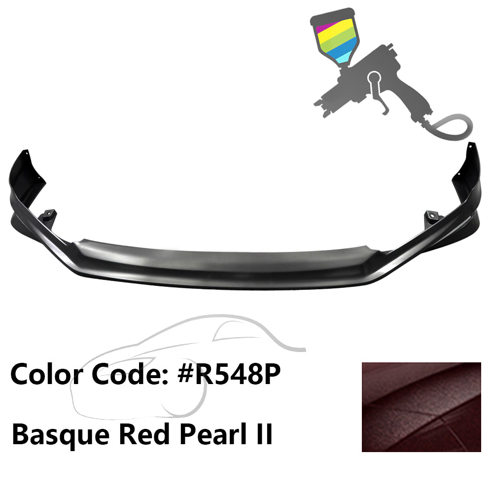 2013-2015 Honda Accord Sedan MD Style Front Bumper Lip PP 4DR