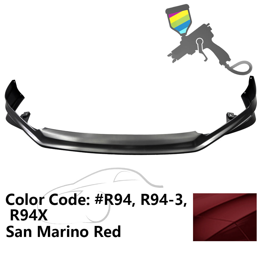 2013-2015 Honda Accord Sedan MD Style Front Bumper Lip PP 4DR