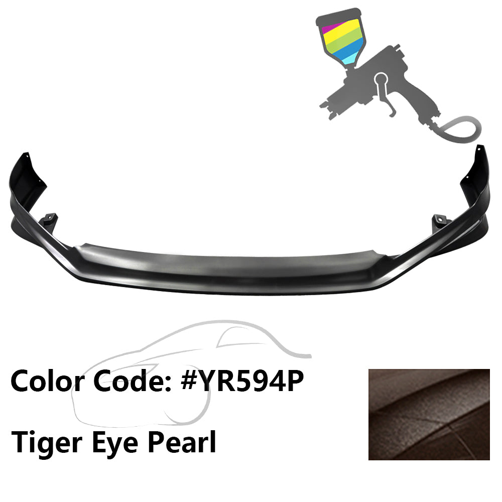 2013-2015 Honda Accord Sedan MD Style Front Bumper Lip PP 4DR