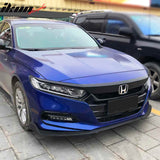 2018-2020 Honda Accord OE Style Front Bumper Lip 3PC PP