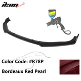 2018-2020 Honda Accord OE Style Front Bumper Lip 3PC PP