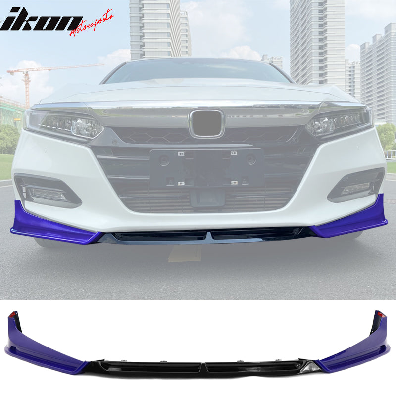 2018-2021 Honda Accord 3PC Front Bumper Lip PP