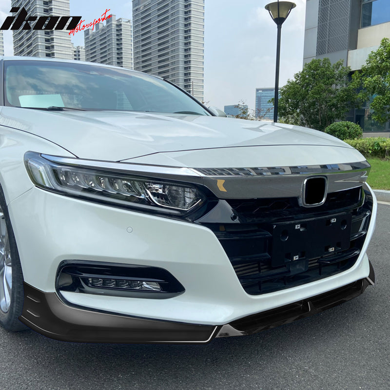 2018-2021 Honda Accord 3PC Front Bumper Lip PP