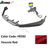 2018-2021 Honda Accord 3PC Front Bumper Lip PP