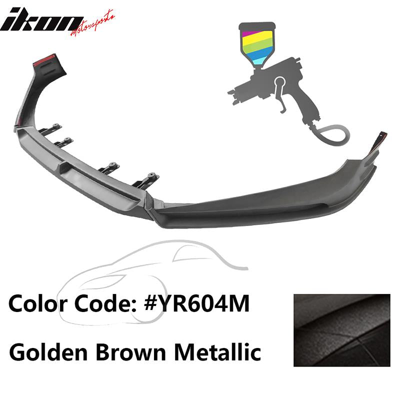 2018-2021 Honda Accord 3PC Front Bumper Lip PP