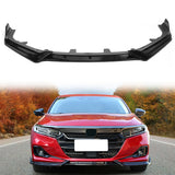 2021-2022 Honda Accord IKON V1 Style Front Bumper Lip Spoiler 3PCS PP