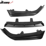 2021-2022 Honda Accord IKON V1 Style Front Bumper Lip Spoiler 3PCS PP