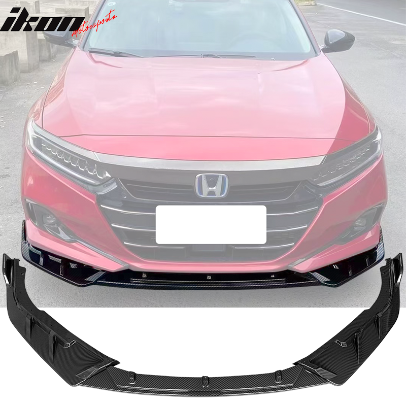 2021-2022 Honda Accord IKON V3 Style Front Bumper Lip Spoiler 3PCS
