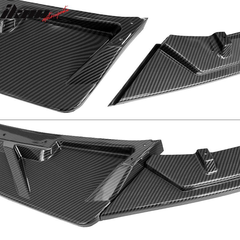 2021-2022 Honda Accord IKON V3 Style Front Bumper Lip Spoiler 3PCS