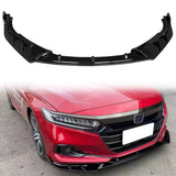 2021-2022 Honda Accord IKON V3 Style Front Bumper Lip Spoiler 3PCS