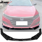 2021-2022 Honda Accord IKON V3 Style Front Bumper Lip Spoiler 3PCS