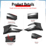 2021-2022 Honda Accord OE Style Front Bumper Lip Unpainted PU 2PCS