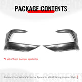 2021-2022 Honda Accord OE Style Front Bumper Lip Unpainted PU 2PCS