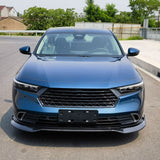 2023-2025 Honda Accord Front Bumper Lip V2 3PC Spoiler Black PP