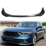 2023-2025 Honda Accord Front Bumper Lip V2 3PC Spoiler Black PP