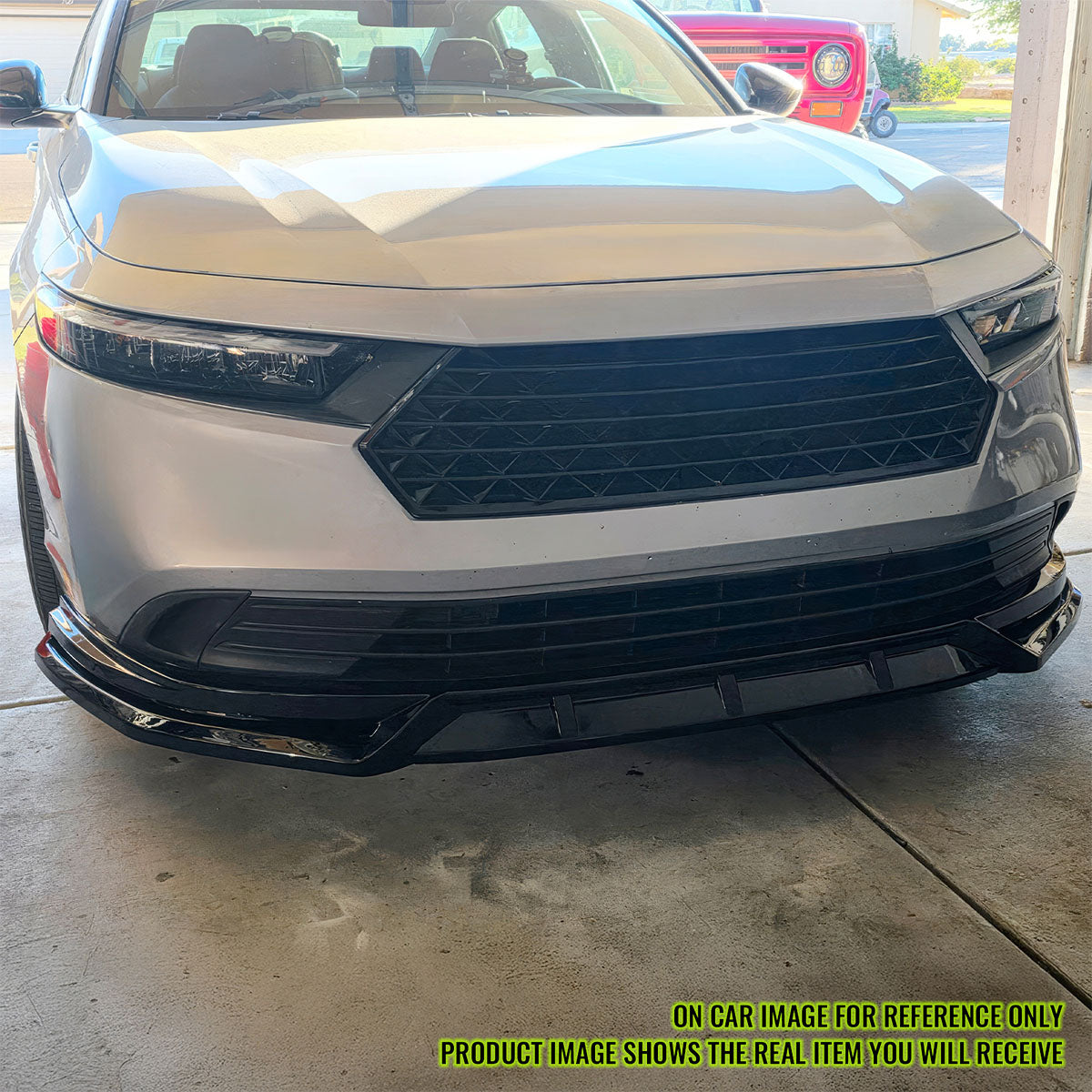 2023-2025 Honda Accord V4 3PCS Front Bumper Lip Carbon Fiber Print PP
