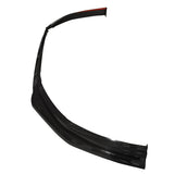 2023-2025 Honda Accord V4 Style 3PCS Front Bumper Lip Gloss Black PP