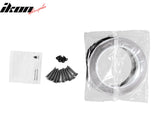 2023-2025 Honda Accord V4 Style 3PCS Front Bumper Lip Gloss Black PP