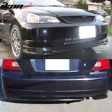 2001-2003 Honda Civic EM2 2DR Mugen Front + NEW TR Rear Bumper Lip