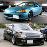 2001-2003 Honda Civic Coupe Sedan Unpainted Front Bumper Lip PU