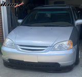 2001-2003 Honda Civic Coupe Sedan Unpainted Front Bumper Lip PU