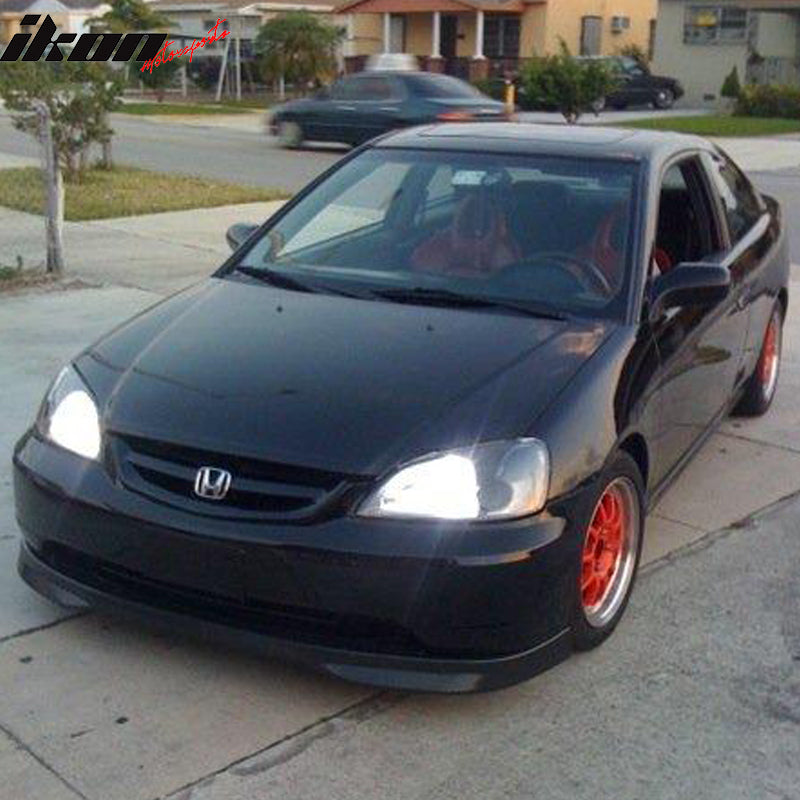 2001-2003 Honda Civic Type R T-R Style Front Bumper Lip PP 2DR 4DR