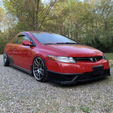 2006-2008 Honda Civic Coupe Front Lip HF-P Style Unpainted Lip Splitte