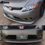 2006-2008 Honda Civic HC1 Matte Black Carbon Texture Front Bumper Lip