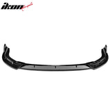 2006-2008 Honda Civic Sedan IKON Style Front Bumper Lip Spoiler Gloss Black PP 3PCS