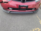 2006-2008 Honda Civic Sedan 4DR IKON Matte Black Front Lip Splitter PP