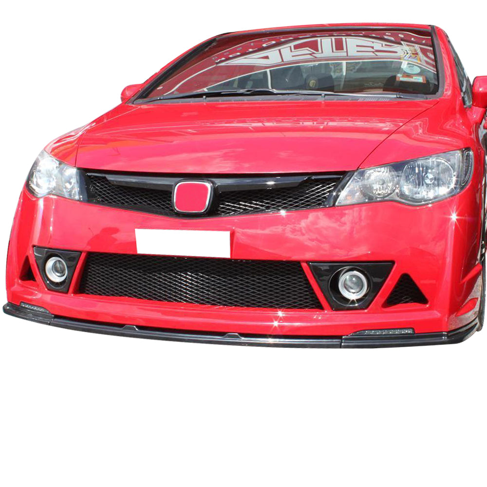 2006-2011 Honda Civic Sedan MU RR Style Front Bumper Lip ABS