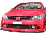 2006-2011 Honda Civic Sedan MU RR Style Front Bumper Lip ABS
