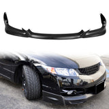 Front Bumper Lip Spoiler for Honda Civic 2-Door Coupe 2009-2011 Mugen PU