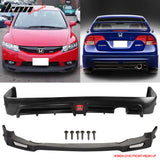 2009-2011 Honda Civic Mugen Front Rear Lip PU PP 3RD LED Brake Lamp