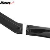 2013-2015 Honda Civic Sedan GT Style Front Bumper Lip Lower Spoiler 3PCS Gloss Black PP