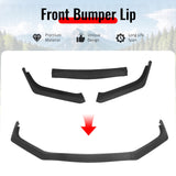 2013-2015 Honda Civic Sedan GT Style Front Bumper Lip Lower Spoiler 3PCS Matte Black PP