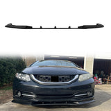 2013-2015 Honda Civic EK Sedan 4Dr IKON V3 Style Front Bumper Lip PU