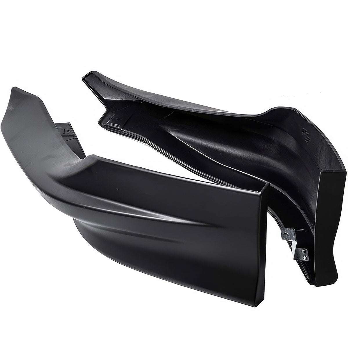 Front Bumper Lip for Honda Civic 2014-2015 HF-P Style Unpainted Black PU