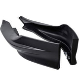 Front Bumper Lip for Honda Civic 2014-2015 HF-P Style Unpainted Black PU