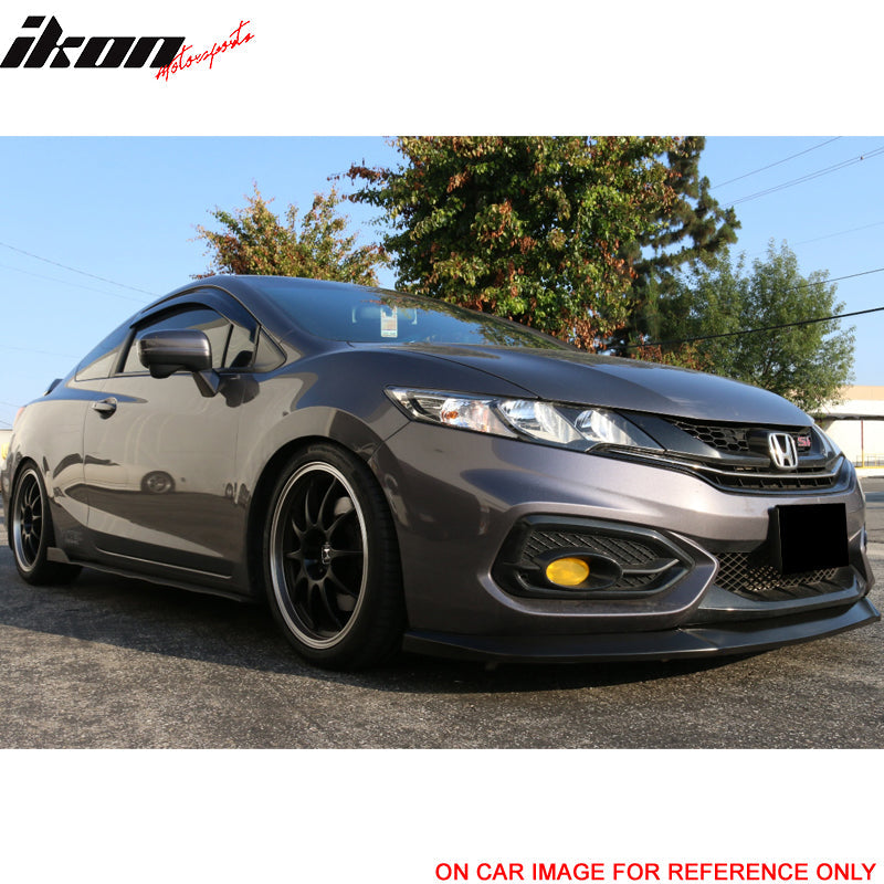 2014-2015 Honda Civic 2DR Painted Taffeta White # NH578 Front Splitter